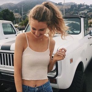 Brandy Yellow Izzy Tank